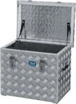 Transportkiste, Aluminium-Riffelblech, mit Fangb&auml;nder, 70 l