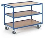 Tischwagen, Ladefl. L800 x B500 mm, 3 Etagen
