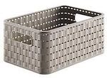 Aufbewahrungskorb Rotho COUNTRY, Volumen 6 l, Format A5, ohne Deckel, stapelbar, L