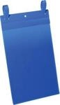 Dokumententaschen mit Lasche, B 210 x H 297 mm (DIN A5), 50 St&uuml;ck, blau