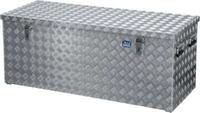 Transportkiste, Aluminium-Riffelblech mit Gasdruckd&auml;mpfer, 312 l