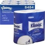 Kleenex&reg; Toilettenpapier 8484, 4-lagig, 6 P&auml;ckchen &aacute; 4 Rollen, 160 Blatt/Rolle,
