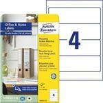Avery&reg; Zweckform Ordner-Etiketten LR4761, f&uuml;r breite Ordner (kurz),