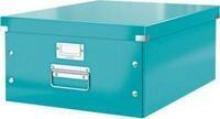 LEITZ&reg; Ablage- und Transportbox Serie Click + Store, gro&szlig;, f&uuml;r DIN A3, eisblau