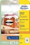 Avery&reg; Zweckform Etiketten 5087, Format A4, abl&ouml;sbar, druckergeeignet, 63,5 x 42,3