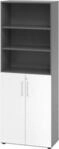 Kombischrank Breno, 6OH, Schrank- und Regalelement, abschlie&szlig;bar, B 800 x T 420 x H