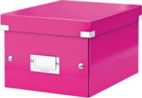 LEITZ&reg; Ablage- und Transportbox Serie Click + Store, klein, f&uuml;r DIN A5, pink