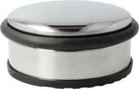 T&uuml;rstopper, rund, mit t&uuml;rschonendem Gummiring, rutschfest, &Oslash; 100 x H 40 mm,