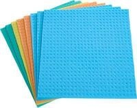Spontex Schwammt&uuml;cher Schwammtex, Viskose, 19 x 21 cm, 8 St&uuml;ck, farbsortiert