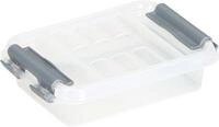 Aufbewahrungsbox Sunware Q-LINE, Verschlussclips, transparent, stapelbar, 0,2...