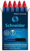 TiErsatzminen für Tintenroller Schneider One Change, 5 Stk., rot