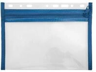 Veloflex Rei&szlig;verschlusstasche Velobag XXS, Format DIN A5, blau