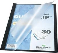 Durable Klemmmappe Duraclip, DIN A4, Kunststoff, mit Clip, schwarz