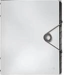LEITZ&reg; Dokumentenmappe Solid, DIN A4, 3 Schutzkappen, 6 F&auml;cher, PP,weiss