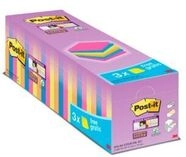 Post It Post-it&reg; Super Sticky Notes 654SE24P Sparpaket, 76 x 76 mm, 24 x 90 Blatt,