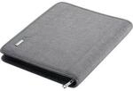 Alassio Orgamappe Lazio, DIN A4, Polyester, mit gepolstertem Tabletfach, grau