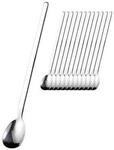 Langstiell&ouml;ffel-Set BETTINA, 12 St&uuml;ck, L 200 mm, 18/10 Edelstahl poliert