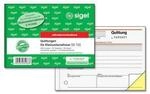 sigel&reg; Quittung SD120 f&uuml;r Kleinunternehmer, ohne MWSt-Ausweis, fortlfd. Nummer