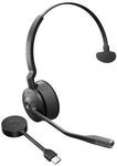 DECT Headset Jabra Engage 55 Mono, schnurlos, USB-C-Adapter, kompatibel zu MS Teams,