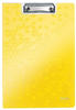 LEITZ® Klemmmappe Active Wow, DIN A4, PP, mit Klemmbügel, gelb