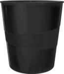 Leitz&reg; Papierkorb Recycle, Volumen 15 l, stapelbar, & zu 100% recycelbar, schwarz