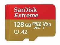 SanDisk Extreme - Flash-Speicherkarte (microSDXC-an-SD-Adapter inbegriffen) - 128 GB