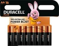 Duracell Alkaline Batterie Plus Extra Life, Mignon AA, LR06, 1,5 V, im Retail