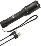 Brennenstuhl LED-Taschenlampe LuxPremium TL 400 AFS, 430 lm, Aluminium, USB-Laden,