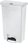 Rubbermaid Tretabfalleimer Slim Jim Step-On, L 457 x B 292 x H 719 mm, 50 l,