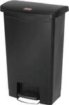 Rubbermaid Tretabfalleimer Slim Jim Step-On, L 457 x B 292 x H 719 mm, 50 l,