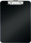 LEITZ&reg; Klemmbrett WOW 3971, DIN A4, Polystyrol, mit Aufh&auml;nge&ouml;se, schwarz