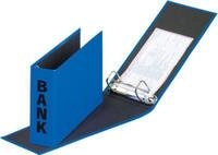 PAGNA Bankordner, PP Karton, R&uuml;ckenbreite 52 mm, DIN A6 quer, blau