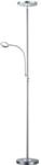 LED-Stehleuchte ACKBAR, dimmbarer Deckenfluter 1700 lm mit 18 W & Lesearm 350 lm mit