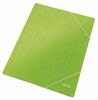 LEITZ® Eckspannmappe WOW, DIN A4, 3 Schutzklappen, grün