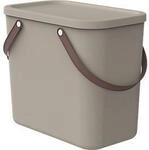 Aufbewahrungsbox ALBULA, mit Deckel, 25 Liter, B&uuml;gelgriff, stapelbar, aus recyceltem