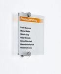 Durable Crystal Sign T&uuml;rschild, Acrylglas, B 210 x H 297 mm, DIN A4 84271