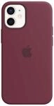 Apple iPhone 12 Mini Silikon Case mit MagSafe - Pflaume MHKQ3ZM/A