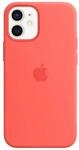 Apple iPhone 12 Mini Silikon Case mit MagSafe - Zitruspink MHKP3ZM/A