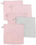 Roba 5er Set Waschlappen Lil Planet rosa 4136309
