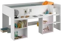 Parisot Kinder Hochbett "Pirouette 1 " Wei&szlig; 4176329