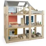 small foot® Puppenhaus Natur mit Möbeln small foot® Puppenhaus Natur mit Möbeln