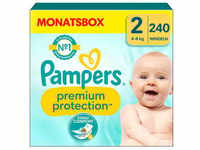 Pampers Premium Protection, New Baby Gr. 2 Mini, 4-8kg, Monatsbox (1x 240 Windeln)
