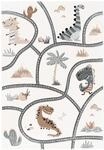 Pergamon Kinder Teppich Maui Kids Dino Stra&szlig;enteppich 4160031