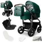 Bergsteiger Kinderwagen Capri + Babyschale gruen 4193949