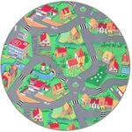 Snapstyle Kinder Spiel Teppich Little Village Rund 4159433