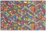 Snapstyle Kinder Spiel Teppich Stra&szlig;enteppich 3D Big City 4159702