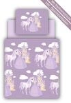 Ticaa Kinder Bettw&auml;sche Set inkl. Bettlaken Prinzessin Lila 4144695