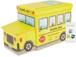 Bieco Aufbewahrungsbox mit Deckel Kinder Schulbus 4192937