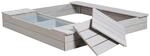 Roba Sandkasten Outdoor + mit Spielwannen Outdoor + 4123721