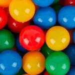 Bieco B&auml;lle f&uuml;r B&auml;lldebad 100 St&uuml;ck Bunt 4194806